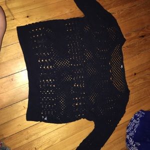 American eagle top with patterned holes
